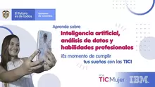 Cursos sobre Inteligencia artificial, análisis de datos y habilidades profesionales - TICMujer
