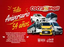 Feliz Aniversario 54 años Cotrasangil