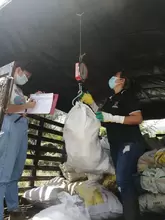 Se logró alrededor de 8 toneladas de residuos sólidos en el recorrido de 18 veredas del Municipio