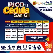 Pico y Cédula San Gil - 21 de mayo al 01 de junio 2021