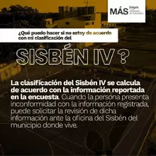 Sisbén clasificación