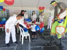 GRAN VACUNATÓN CONTRA LA RUBEOLA Y EL SARAMPIÓN