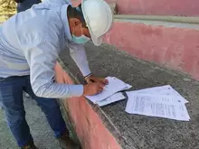 Se realizó firma del acta de inicio - adecuación de la Cubierta del polideportivo del Instituto San Vicente de Paul