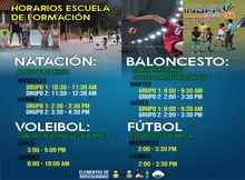 Horarios Escuela de Formación