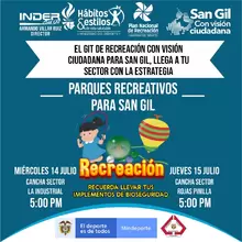 Parques recreativos para San Gil