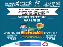 Parques recreativos para San Gil