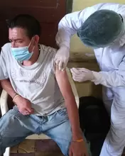 Se realizó jornada de vacunación contra el covid-19 para habitantes de calle en San Gil
