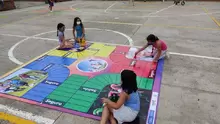 Se realiza trabajo de recreación en los Parques del Municipio