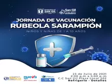 Jornada de Vacunación Rubéola, Sarampión