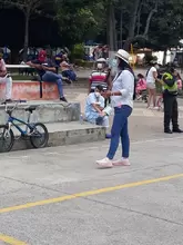 Actividad de recreación y deporte hacia los niños y jóvenes con sus padres