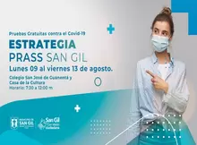 Pruebas gratuitas contra el Covid-19 Estrategia PRASS San Gil