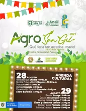 Agenda Cultura AgroSanGil 2021 Que feria tan arrecha, mano