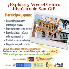 Explora y vive el Centro Histórico de San Gil