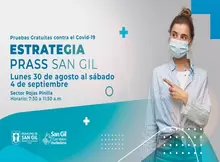 Pruebas gratuitas contra el Covid-19 Estrategia PRASS San Gil