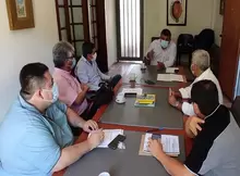 Reunión con los delegados de la Asociación de Ingenieros y Arquitectos