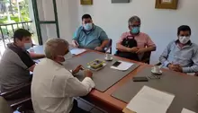 Reunión con los delegados de la Asociación de Ingenieros y Arquitectos