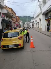 Control a los vehículos públicos en la modalidad de taxis