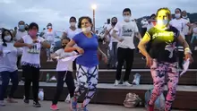 Maratón Rumbera fue la actividad especial que realizó INDERSANGIL