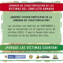 Jornada de Caracterización de las Víctimas del Conflicto Armado