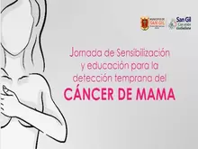 Jornada de Sensibilización y educación para la detección  temprana del Cáncer de Mama