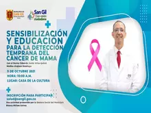 Jornada de Sensibilización y educación para la detección temprana del Cáncer de Mama