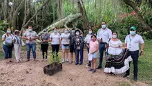 Se realizó siembra de árboles en el Parque Natural el Gallineral