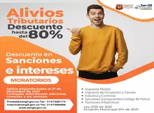 Alivios Tributarios descuento hasta del 80%