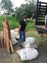 Se realizó recolección de residuos en la ruta del Sector Rural de las Veredas