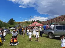 Participación de las fiestas tradicionales y patronales de San Isidro en la Vereda la Laja