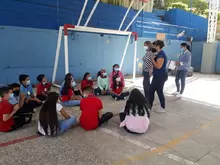 Se realizó actividad lúdico pedagógica en el Colegio Luis Camacho Rueda