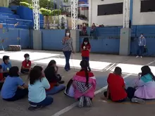 Se realizó actividad lúdico pedagógica en el Colegio Luis Camacho Rueda