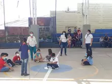 Se realizó actividad lúdico pedagógica en el Colegio Luis Camacho Rueda