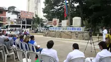 Plazoleta de los Símbolos Patrios Municipales en el Malecón del Río Fonce