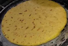 Arepa de maíz pelao