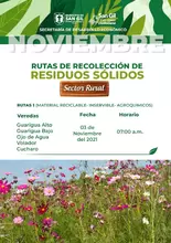 Rutas de recolección de residuos sólidos