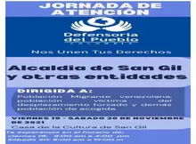 La Defensoría del Pueblo invita a jornada descentralizada de atención, asesoría y capacitación