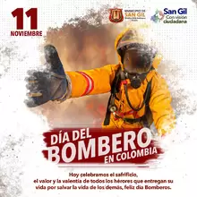 Día del Bombero en Colombia