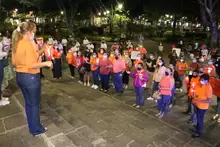 Desfile de faroles en el Día Internacional en Contra de la Violencia de la Mujer y Género