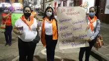 Desfile de faroles en el Día Internacional en Contra de la Violencia de la Mujer y Género