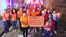 Desfile de faroles en el Día Internacional en Contra de la Violencia de la Mujer y Género