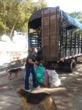 Ruta de recolección de residuos sólidos en la zona rural del Municipio