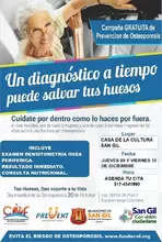 Un diagnóstico a tiempo puede salvar tus huesos