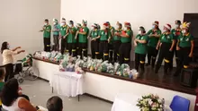 Clausura de los alumnos de la Unidad de Atención Integral U.A.I San Gil