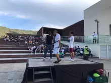 Apoyo en el evento de jóvenes primer campeonato freestyle