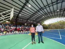 Entrega oficial de la Cubierta del Colegio San Vicente de Paul