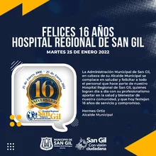 Felices 16 años Hospital Regional de San Gil