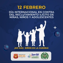 Día Internacional en Contra del Reclutamiento Ilícito de Niñas, Niños y Adolescentes