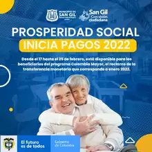Prosperidad Social inicia pagos 2022