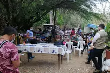 Acompañamiento a socialización de proyecto de placa huella estipulada en el sector Bejaranas