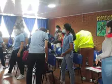 Actividad pedagógica en prevención de consumo de sustancias psicoactivas